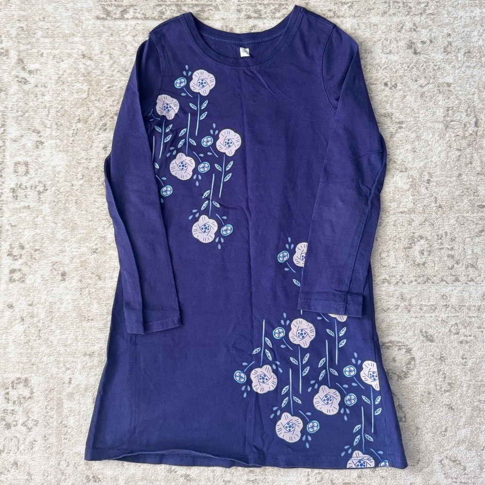 Tea Collection Purple Floral Dress